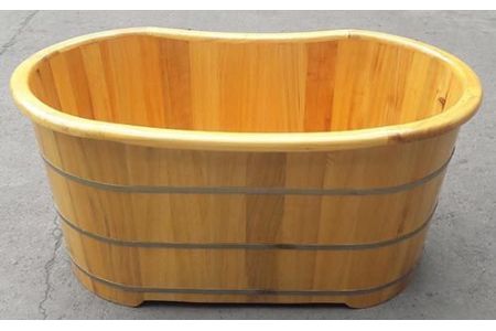 Bồn tắm gỗ sồi