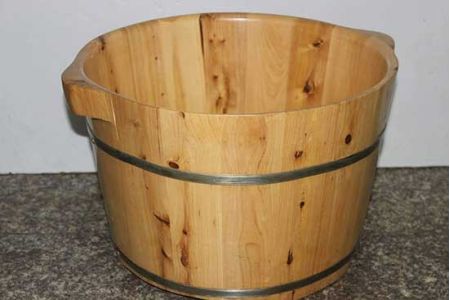 Chậu ngâm chân gỗ sồi